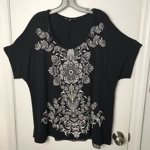 B.L.E.U. Plus size 3x Womans blouse.